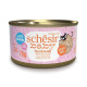 Вологий корм Schesir Baby Chicken With Salmon, консерви для кошенят, курка з лососем в бульйоні, 70 г