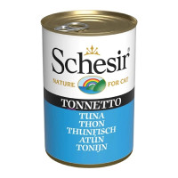 Влажный корм Schesir Tuna, консервы для кошек, тунец в желе, 140 г Влажный корм Schesir Tuna, консервы для кошек, тунец в желе, 140 г