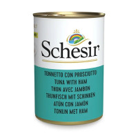 Влажный корм Schesir Tuna with Ham для кошек, тунец с ветчиной в бульоне, 140 г Влажный корм Schesir Tuna with Ham для кошек, тунец с ветчиной в бульоне, 140 г