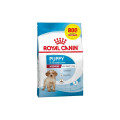 Сухой корм Royal Canin Medium Puppy для щенков средних пород до 12 месяцев, 3.2 кг + 800 г в подарок