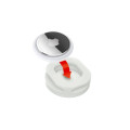 Чохол для AirTag Waudog Silicone, силіконовий, світлонакопичувальний, для нашийників та шлей, ширина 15-35 мм