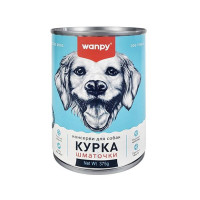 Консерви Wanpy Chicken Chunk для собак і цуценят, з куркою, шматочки, 375 г Консерви Wanpy Chicken Chunk для собак і цуценят, з куркою, шматочки, 375 г