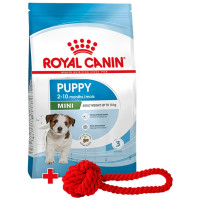 Промо набор Сухой корм Royal Canin Mini Puppy для щенков мелких пород, 2 кг + игрушка для собак Промо набор Сухой корм Royal Canin Mini Puppy для щенков мелких пород, 2 кг + игрушка для собак