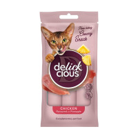 Ласощі Delickcious для котів, курка з додаванням ананасу, 60 г Ласощі Delickcious для котів, курка з додаванням ананасу, 60 г