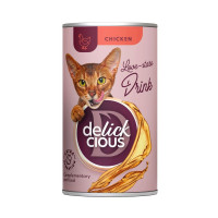 Напиток для кошек Delickcious Chicken курица, для кошек, напиток, 140 г