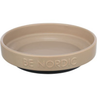Миска Be Nordic Trixie для собак, керамічна з гумовим краєм, 0.3 л діаметр 16 см, сіро-коричневий Миска Be Nordic Trixie для собак, керамічна з гумовим краєм, 0.3 л діаметр 16 см, сіро-коричневий