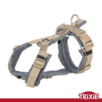 Шлея Premium Trekking Trixie для собак, M, 53-64 см, 20 мм, песочный/графитовый