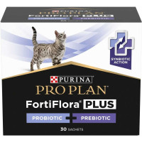 Пробіотик ProPlan FORTIFLORA Plus для дорослих котів та кошенят, підтримка мікрофлори ШКТ, 30×1.5 г Пробіотик ProPlan FORTIFLORA Plus для дорослих котів та кошенят, підтримка мікрофлори ШКТ, 30×1.5 г