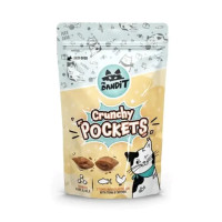 Лакомство Mr. Bandit Jerky для котов, хрустящие подушечки с тунцом и курицей, 40 г Лакомство Mr. Bandit Jerky для котов, хрустящие подушечки с тунцом и курицей, 40 г