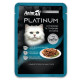 Влажный корм AnimAll Platinum для взрослых котов, треска и травы в соусе, 85 г