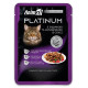 Влажный корм AnimAll Platinum для взрослых котов, индейка и клюква в соусе, 85 г