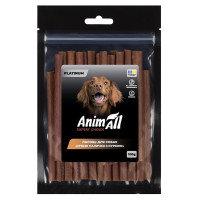 Ласощі AnimAll Platinum М’ясні палички з куркою для собак, 100 г Ласощі AnimAll Platinum М’ясні палички з куркою для собак, 100 г