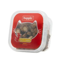 Ласощі Hupple Softy Cheese для котів, м'які шматочки з сиром, 80 гр Ласощі Hupple Softy Cheese для котів, м'які шматочки з сиром, 80 гр