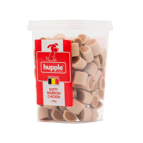 Лакомства Hupple Softy Marrow Chicken для собак, мягкие биточки с курицей, 250 г