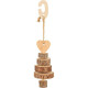 Игрушка Trixie Christmas Hanging Tree, для грызунов, подвесная, дерево
