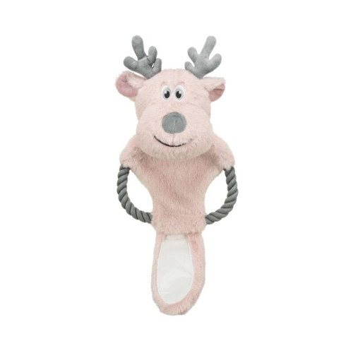 Іграшка Trixie Christmas Reindeer Rope, для собак, з канатом, 47 см