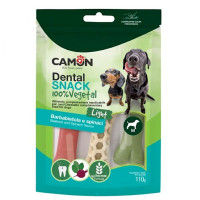 Лакомства Dental Snak Mix, косточки из сладкого картофеля со вкусом свёклы и шпината, натуральные, 110 г, M, 8.5 см Лакомства Dental Snak Mix, косточки из сладкого картофеля со вкусом свёклы и шпината, натуральные, 110 г, M, 8.5 см