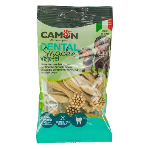 Лакомства Dental Snak, зубная щётка с рисовым крахмалом и измельчённым рисом, 90 г, 10 шт, 7 см, S