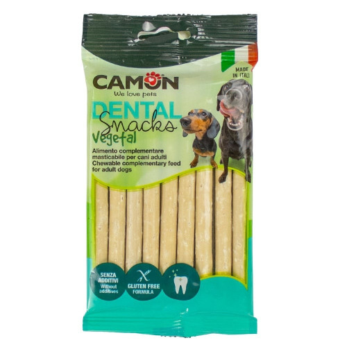 Лакомства Dental Snak, канноли с рисовым крахмалом и измельчённым рисом, 108 г, 9 шт, 13 см, S
