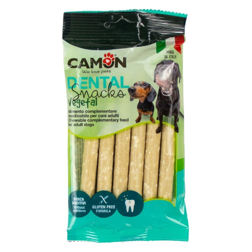 Лакомства Dental Snak, канноли с рисовым крахмалом и измельчённым рисом, 120 г, 6 шт, 13 см, M