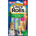 Лакомство INABA "Churu Rolls" для кошек, с курицей и тунцом, 4 шт, 40 г