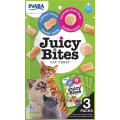 Лакомство INABA "Juicy Bites" для кошек, сочные снеки с домашним бульоном и кальмарами, 3 шт, 33,9 г