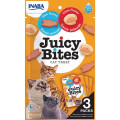 Лакомство INABA "Juicy Bites" для кошек, сочные снеки с рыбой и моллюсками, 3 шт, 33,9 г
