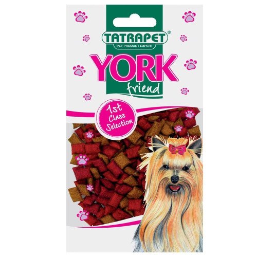 Ласощі York для собак, мікс-подушечки, 60 г, 15 шт