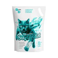 Наповнювач SuperCat для котів, силікагелевий, 1.6 кг Наповнювач SuperCat для котів, силікагелевий, 1.6 кг