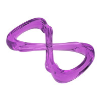 Іграшка WAUDOG Fun Durable для собак, вісімка, термопластична гума, фіолетовий, 20 см Іграшка WAUDOG Fun Durable для собак, вісімка, термопластична гума, фіолетовий, 20 см
