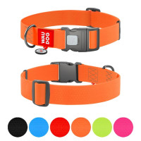 Ошейник WAUDOG Waterproof для собак, водостойкий, с QR адресником, пластиковый фастекс, оранжевый, XXL, 4 см, 46–70 см Ошейник WAUDOG Waterproof для собак, водостойкий, с QR адресником, пластиковый фастекс, оранжевый, XXL, 4 см, 46–70 см