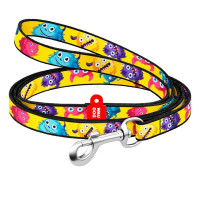 Поводок WAUDOG Nylon для кошек и мелких пород собак, рисунок Поводок WAUDOG Nylon для кошек и мелких пород собак, рисунок