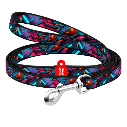 Поводок WAUDOG Nylon для кошек и мелких пород собак, рисунок 