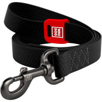 Поводок WAUDOG Waterproof для собак, водостойкий, черный, S, 1.5 см, 5 м