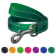 Поводок WAUDOG Nylon Mono для собак, светоотражающий, зеленый, S, 1.5 см, 2 м
