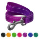 Повідeць WAUDOG Nylon Mono для собак, світловідбивний, фіолетовий, S, 1.5 см, 3 м