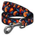 Поводок WAUDOG Nylon для собак, рисунок "Апельсины", S, 1.5 см, 3 м
