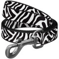 Поводок WAUDOG Nylon для собак, рисунок "Зебра", M, 2 см, 2 м