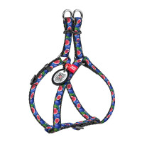 Шлея WAUDOG Nylon для собак, с QR паспортом, рисунок Шлея WAUDOG Nylon для собак, с QR паспортом, рисунок