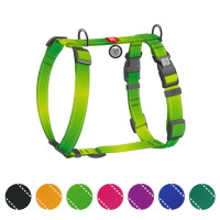 Шлейка WAUDOG Nylon Mono для собак, анатомическая, H-образная, с QR паспортом, светоотражающая, пластиковый фастекс, салатовый, L, 2.5 см, 51-85 см, 60-85 см Шлейка WAUDOG Nylon Mono для собак, анатомическая, H-образная, с QR паспортом, светоотражающая, пластиковый фастекс, салатовый, L, 2.5 см, 51-85 см, 60-85 см