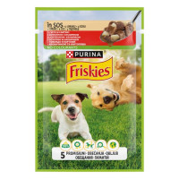 Влажный корм Purina Friskies для взрослых собак, с говядиной и картофелем в подливке, 85 г Влажный корм Purina Friskies для взрослых собак, с говядиной и картофелем в подливке, 85 г