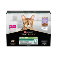 Влажный корм Purina Pro Plan Sterilised для взрослых стерилизованных кошек, с индейкой, 10 × 85 г Влажный корм Purina Pro Plan Sterilised для взрослых стерилизованных кошек, с индейкой, 10 × 85 г