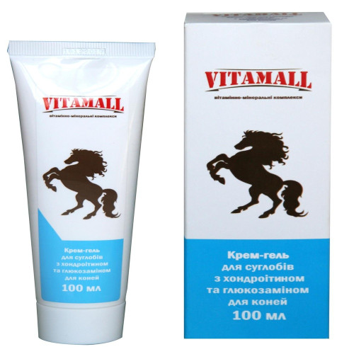 Крем-гель VitamAll для суставов с хондроитином и глюкозамином, для лошадей