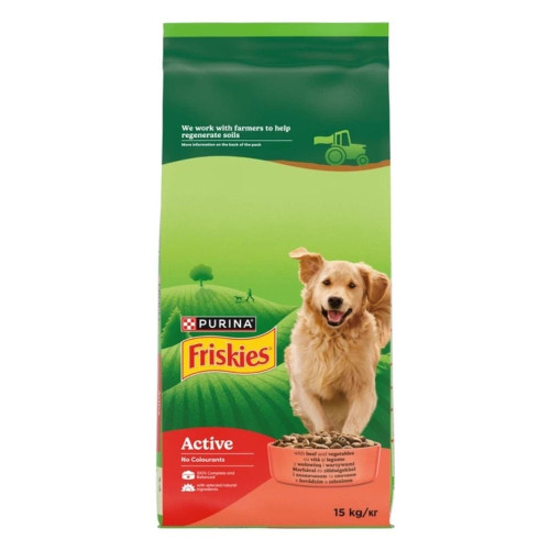 Сухой корм Purina Friskies Balance для взрослых собак, с курицей и овощами, 10 кг