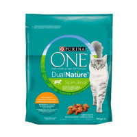 Сухой корм Purina One Adult Dual Nature Spirulina для взрослых кошек, с курицей, 750 г Сухой корм Purina One Adult Dual Nature Spirulina для взрослых кошек, с курицей, 750 г
