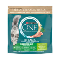 Сухой корм Purina One Indoor для взрослых кошек, живущих в помещении, с индейкой, 1.5 кг Сухой корм Purina One Indoor для взрослых кошек, живущих в помещении, с индейкой, 1.5 кг