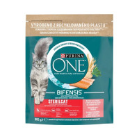 Сухой корм Purina One Sterilcat для взрослых стерилизованных кошек, с лососем и пшеницей, 800 г