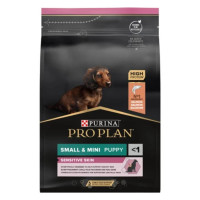 Сухий корм Purina ProPlan Puppy Small&Mini для цуцуценят малих порід з чутливою шкірою, з лососем, 3 кг Сухий корм Purina ProPlan Puppy Small&Mini для цуцуценят малих порід з чутливою шкірою, з лососем, 3 кг