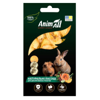 Лакомство AnimAll яблоко и банан для грызунов, сушеные, 30 г Лакомство AnimAll яблоко и банан для грызунов, сушеные, 30 г
