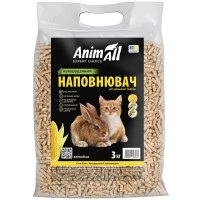 Наполнитель AnimAll кукурузный для туалетов животных, 3 кг Наполнитель AnimAll кукурузный для туалетов животных, 3 кг